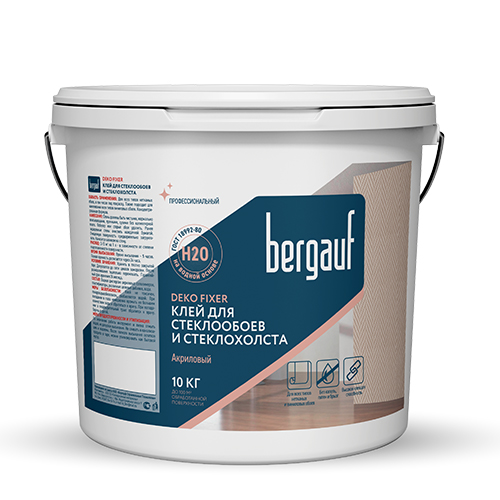 DEKO FIXER, 10 кг, Клей для флизелиновых виниловых и стеклообоев, Bergauf